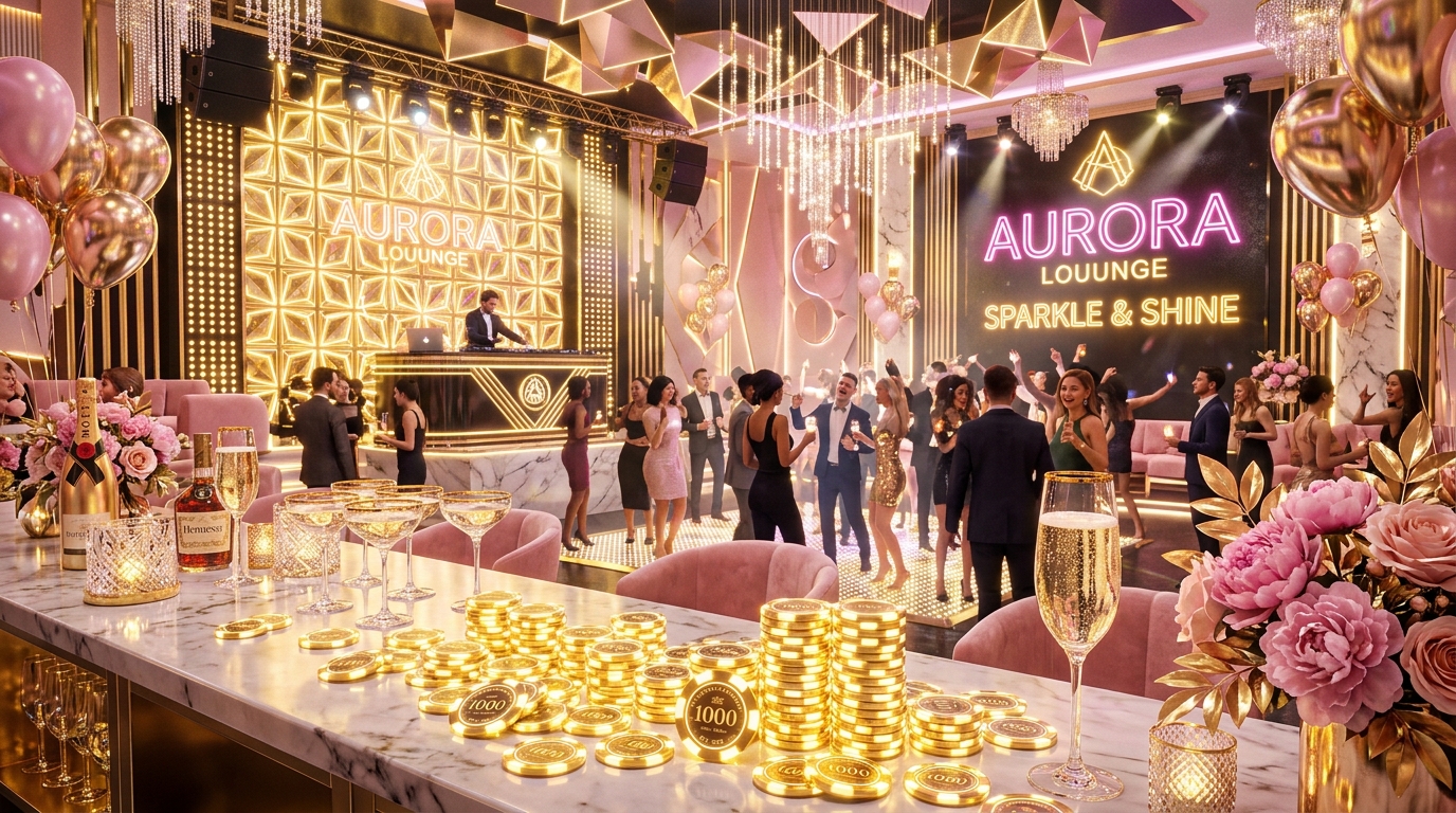 Glamorous Casino Lounge Party